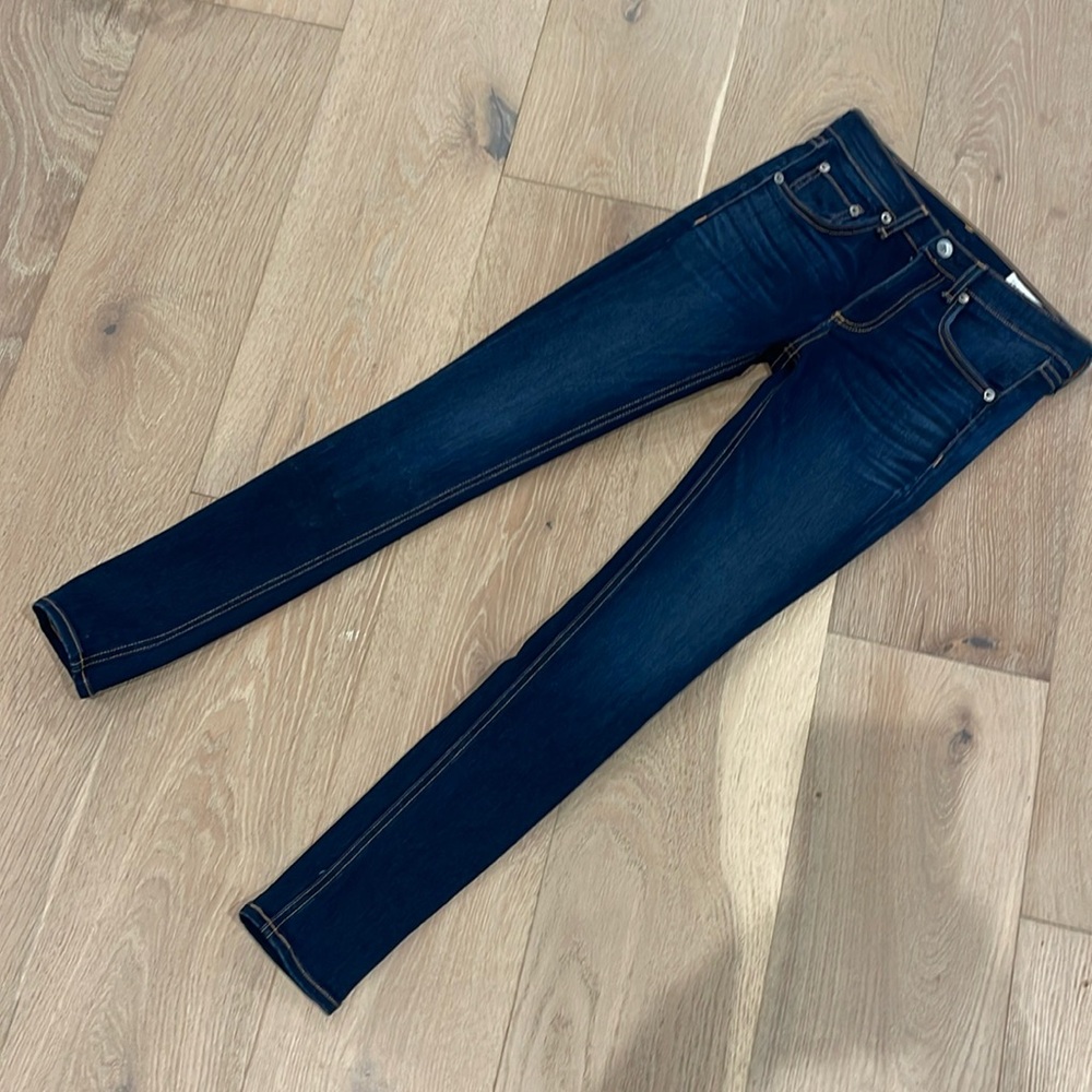 Rag&Bone super skinny dark denim jeans.